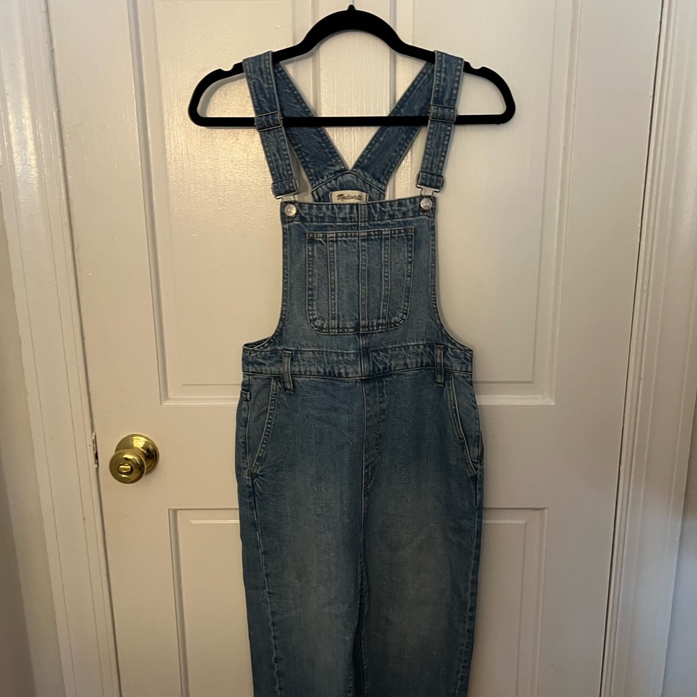 Madewell Classic Blue Denim Overall Dress